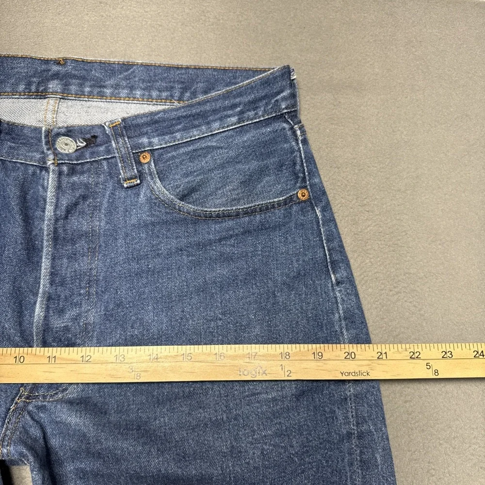 Vintage 70's Levis 501xx 1501 0117 Red Line Selvedge Jeans Sz 33x38‎ (32x34) USA